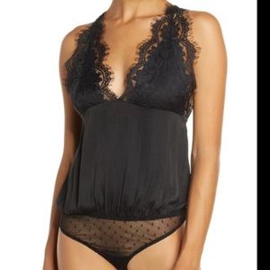FP Lace black bodysuit